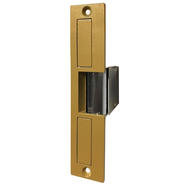 Trine 00 Series Electric Strikes, 12 VDC Voltage, Sprayed Brass